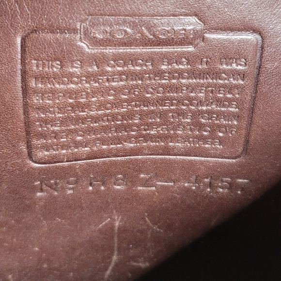 Coach Vintage Mahogany Brown Leather Purse - Picture 9 of 15